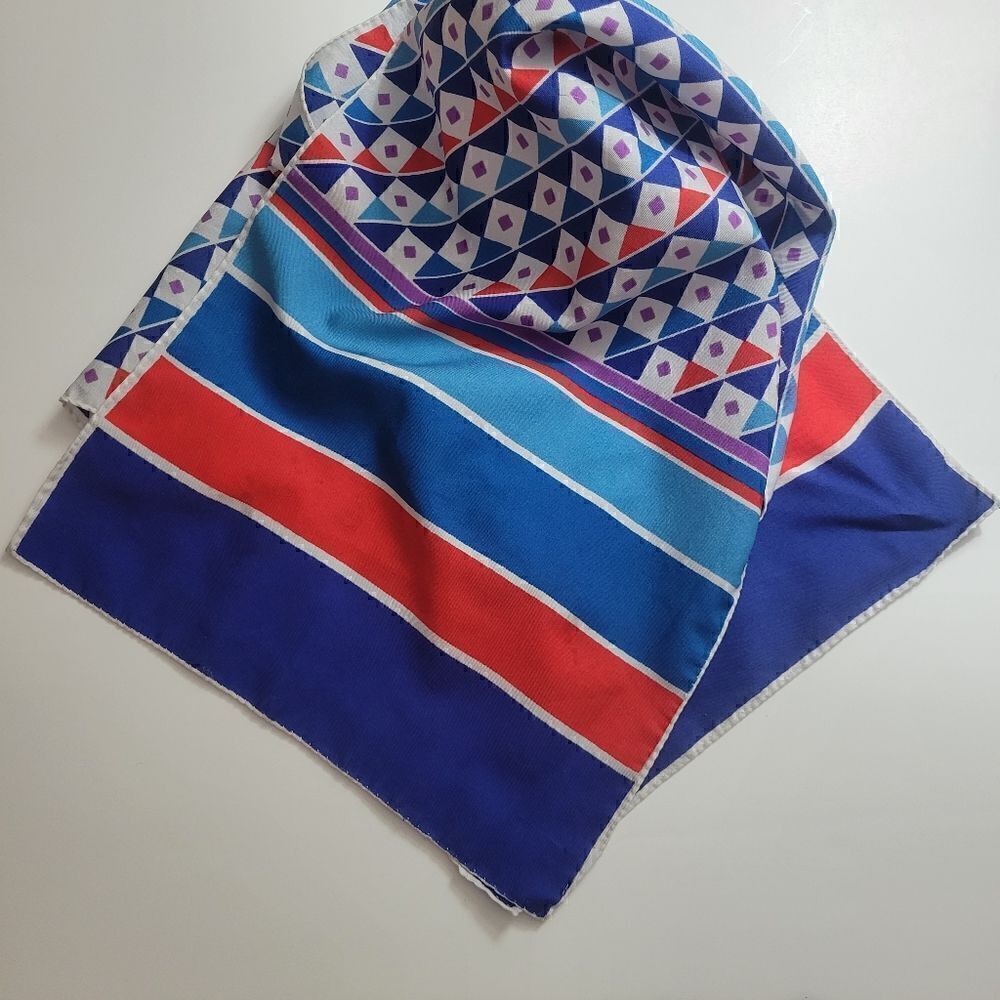 Retro Rectangular Oblong Neck Scarf - Picture 2 of 9